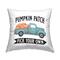 Stupell Industries Blue Pumpkin Patch Truck Rustic Farmhouse Throw Pillow